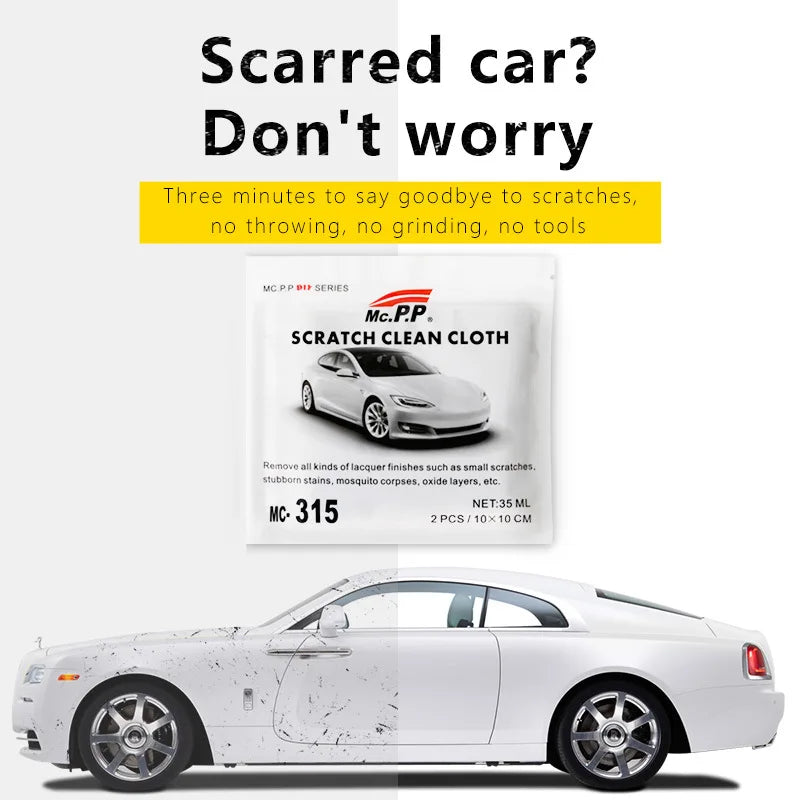 Nano Sparkle Cloth Car Scratch Repair Accessories Multifunction Nano Magic Cloth Scratch Remover Scratch Repair Water Polishing