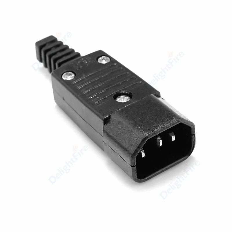 Repalcemant AC Electrical Socket C14 C13 Rewirable Plug Adapter Power Supply Plug Socket C13 Female Male Plug Converter