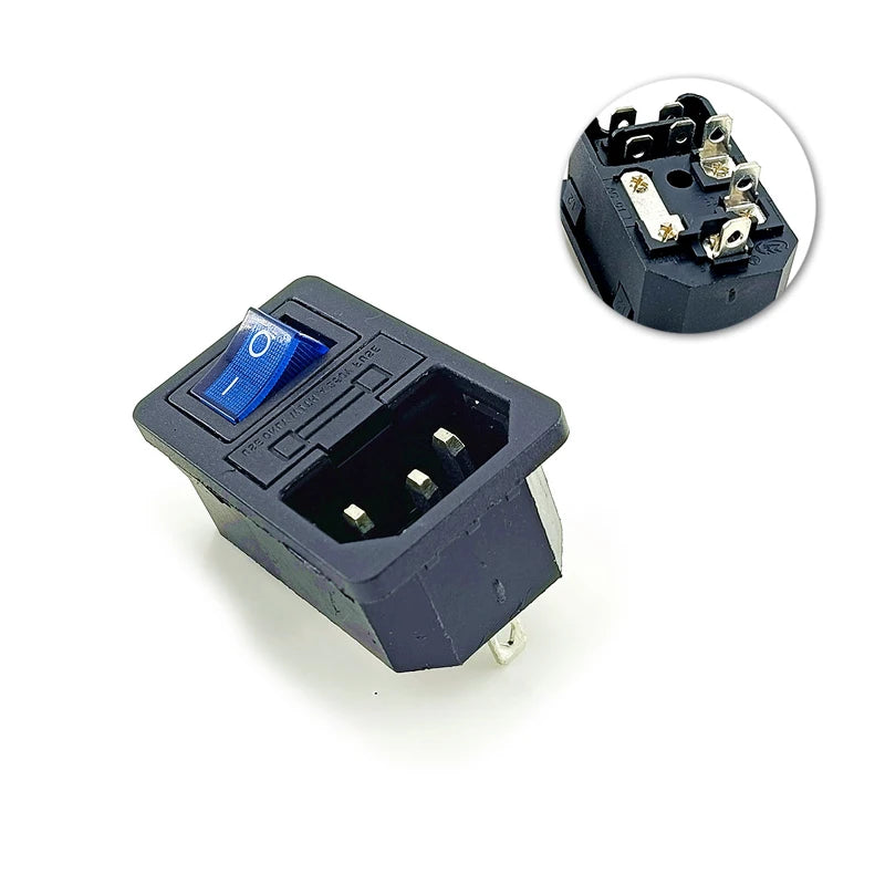 Repalcemant AC Electrical Socket C14 C13 Rewirable Plug Adapter Power Supply Plug Socket C13 Female Male Plug Converter